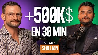 Miniature de l'épisode Serujan Kaneshalingam : +500 K$ en 30 min, 150 deals closés sur scène