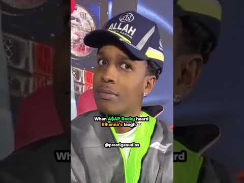 When ASAP Rocky heard Rihanna’s laugh 💀