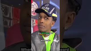 When ASAP Rocky heard Rihanna’s laugh 💀