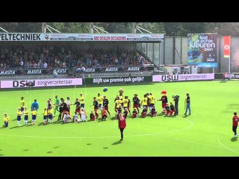 Matchday: opening Excelsior versus Cambuur. Quiet supporters