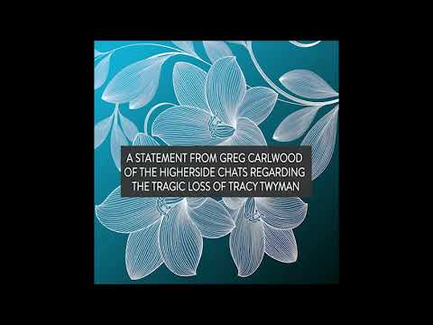 A Statement From Greg Carlwood Regarding The Tragic Loss of Tracy Twyman
