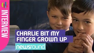 'Charlie Bit My Finger' boys grow up! - CBBC Newsround