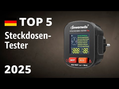 TOP—5. Beste Steckdosen-Tester. Test & Vergleich 2025