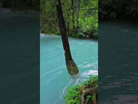 El Río Azul en Jacaltenango, Huehuetenango. Guatemala.