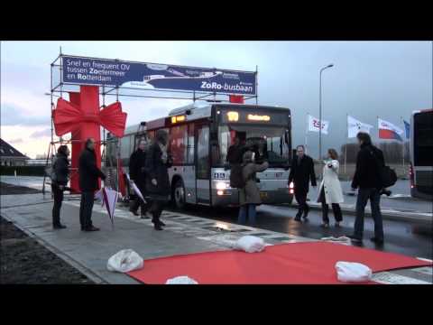 Officiële opening van de ZoRo busbaan