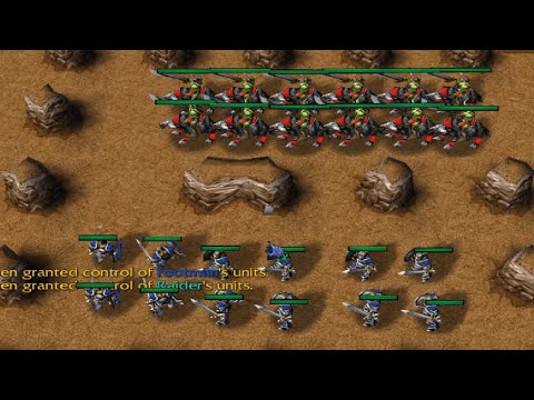 【小黄】12 Raider vs 12 Footman (All FullGrade)