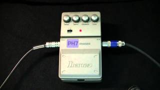 Video thumbnail for Ibanez Tone Lok PH-7 Phaser Guitar Pedal by Diederich Electronics