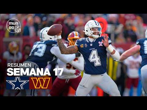 Dallas Cowboys vs. Washington Commanders | Resumen NFL en español - Semana 17 | NFL Highlights 2025