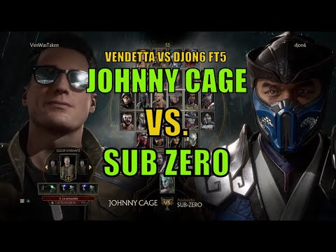 FGC_Vendetta vs DjOn6 - Johnny Cage Vs Sub-Zero - FT5 Mortal Kombat 11
