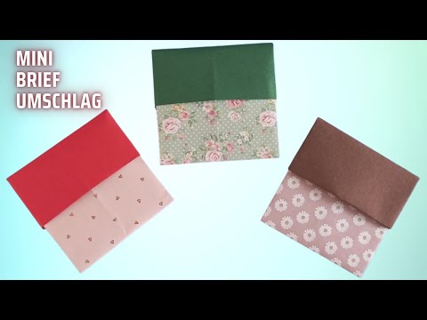 DIY Gift Envelope for Money & Gift Cards. How to Fold Envelope