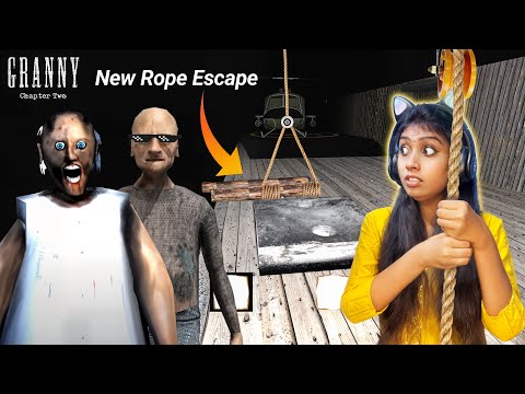 New ROPE ESCAPE in Granny Chapter 2 With New Enemy and New Places !!