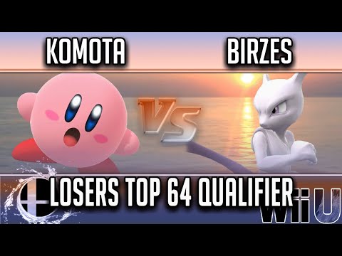 Smash'N'Splash 4  Losers Top 64 Qualifier -  Komota (Kirby) vs  Birzes (Mewtwo)