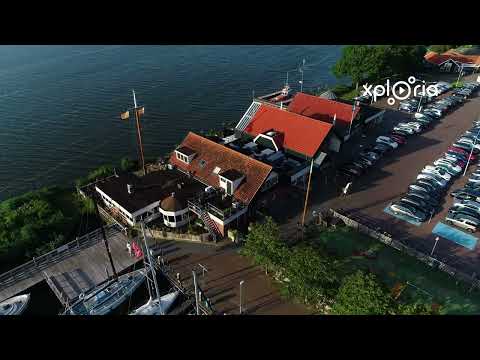 Compagnieshaven Enkhuizen, Netherlands 2019.07 aerial video