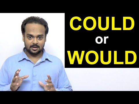Correct Use of COULD and WOULD | What's the Difference? | Modal Verbs in English Grammar