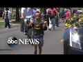 Muhammad Ali Funeral | Batboy Throws Firsts Alongside Hearse