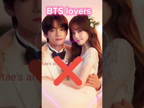 bts v girlfriend rose💕🥰  #shorts #bts # Right ✅ Wrong ❌