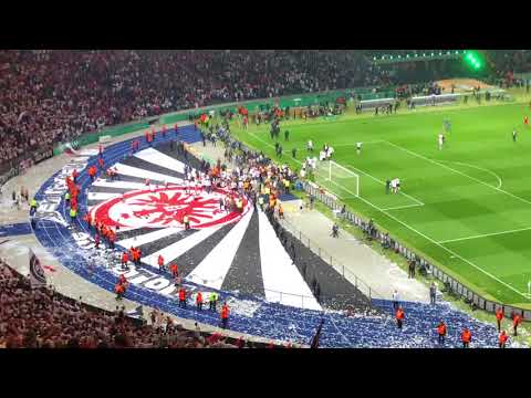 DFB Pokalfinale 2018 Tor zum 3:1 Eintracht Frankfurt durch Gacinovic