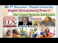 Our Urgent Need For Self Esteem By Nathaniel Branden Ba5thsemester Panjabuniversitychandigarh