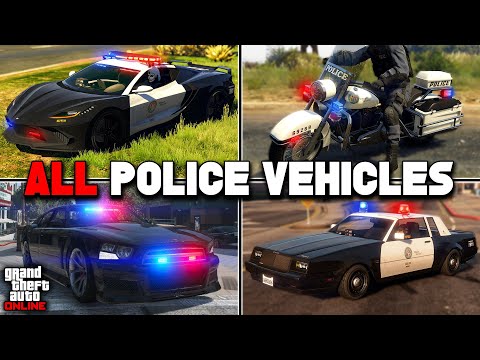 How To Get All Police Vehicles In GTA 5 Online!