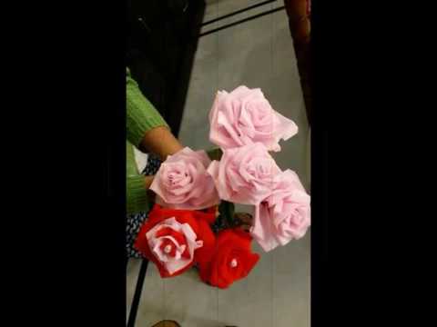 Arkandi and stocking flower making