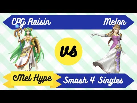 Mel Hype 3.6 - Smash 4 Singles - CPG Raisin (Palutena) vs Melon (Zelda) - LR3