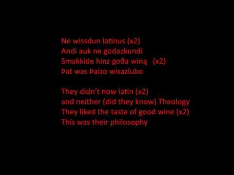 Ah que nos pères, but in Proto-Germanic (Unseraz Fadro)