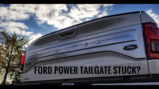 Ford F-150 power tailgate stuck or frozen? Quick, easy fix!