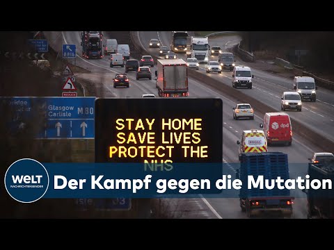 CORONA in GROßBRITANNIEN: Über 50% der Infizierten mit neuartiger B117-Mutation angesteckt