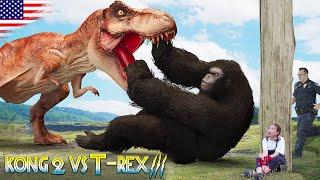 New Action Dinosaur Movies 2023 Full | Kong 2 Vs T-rex | Jurassic Park 4 | Dinosaur rexy | Ms.sandy