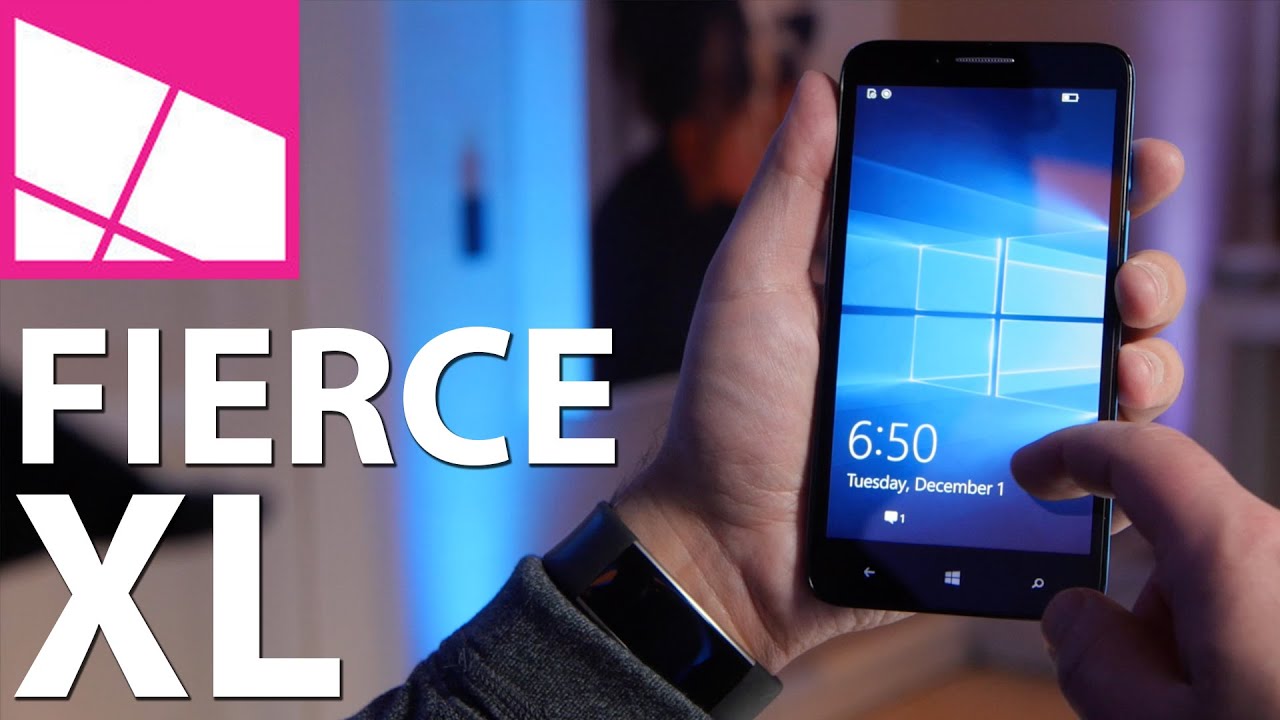 T-Mobile Alcatel OneTouch Fierce XL hands-on from CES 2016 - YouTube