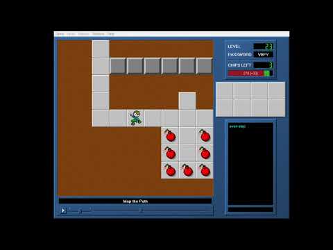 CCLP3 level 23 solution - 245 seconds