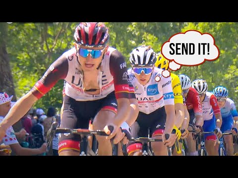 Mikkel Bjerg Drops Wout van Aert on Horquette d'Ancizan | Tour de France 2022 Stage 17