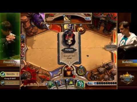 Blizzcon 2014 Hearthstone World Championship - Ro16 - Kolento vs FrozenIce