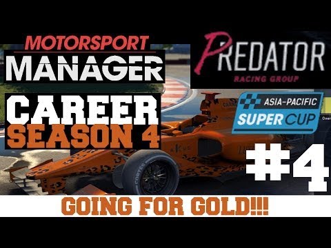 S0404: GOING FOR GOLD! Predator Racing - Motorsport Manager PC
