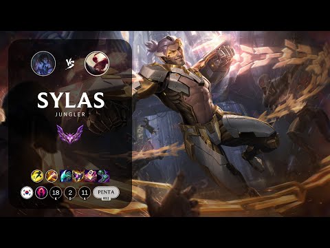 Sylas Jungle vs Lee Sin - KR Master Patch 13.21