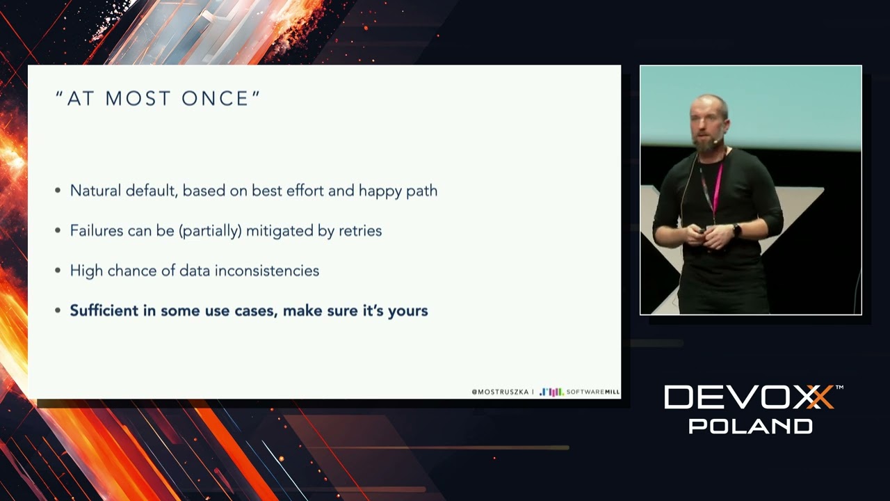 Ensuring reliability: message delivery in distributed system • Michał Ostruszka • Devoxx Poland 2024