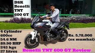 Benelli TNT 600 GT Review | exhaust note | 2015