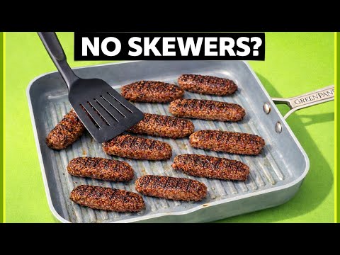 How to make the best skillet beef kebobs in 20 minutes! One pan