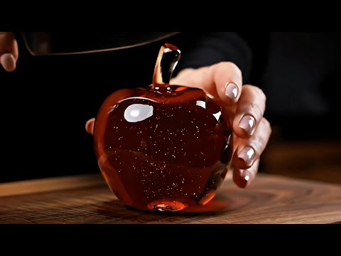 1 HOUR SATISFYING CUTTING GLASS FRUITS ASMR | ASMR NO TALKING | Cloud Nine ASMR