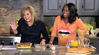 Watch Kandi Burruss boss Nancy around in the kitchen! - Cooking with Nancy Grace