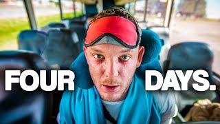 We Took America&#39;s LONGEST Bus Ride... It was HELL