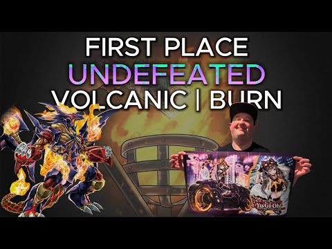 Yu-Gi-Oh! 1st Place OTS UNDEFEATED Volcanic | Burn Deck Profile (February 2024)