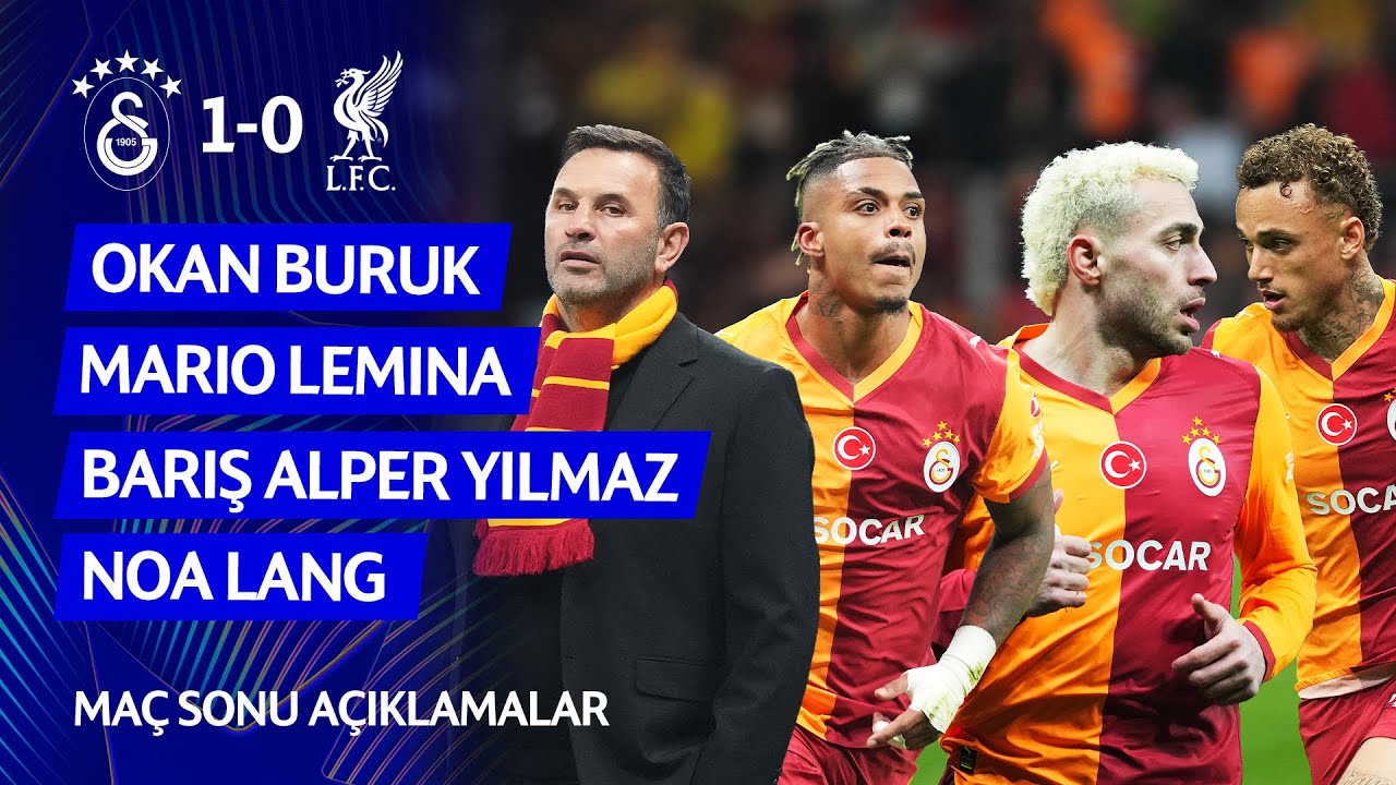 🎙️ Teknik direktörümüz Okan Buruk ile Mario Lemina, Barış Alper Yılmaz ve Noa Lang'ın açıklamaları
