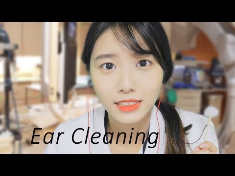 ASMR 이비인후과에서,귀청소 롤플레잉[한국어 ASMR][日本脳炎][Eng Sub](Ear cleaning Role playing}병원 상황극,꿀꿀선아,suna asmr Video