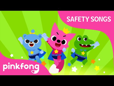 四周安全歌 - 乒乓遊俠安全歌 - 乒乓兒童歌謠 (All Around Safety Song | Pinkfong Rangers Safety Songs | Pinkfong Songs for Children)