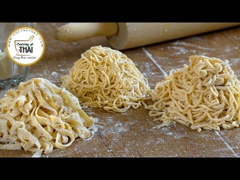 Como hacer Los Auténticos Noodles de huevo en casa