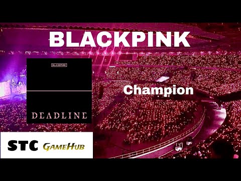 BLACKPINK - \Champion\ 🎤 Concert effects with fans scream 🗣️🔥 [DEADLINE]