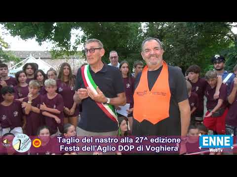 27^ ED. FIERA DELL'AGLIO DI VOGHIERA - Inaugurazione