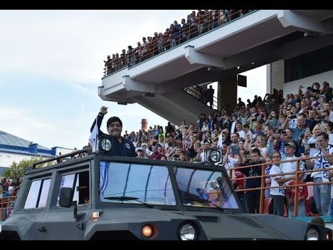 Diego Maradona heads to Belarus as Argentine great takes over as Dynamo Brest chairman