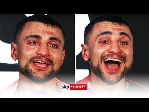 POST-FIGHT! David Avanesyan reacts to stopping Josh Kelly in the 6th round